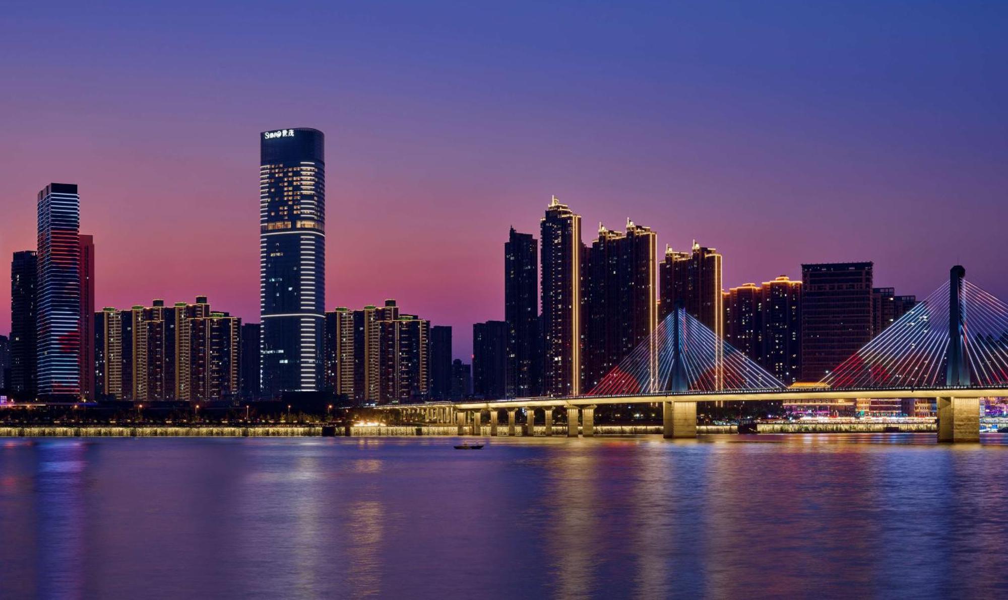 Hilton Changsha Riverside Exterior foto